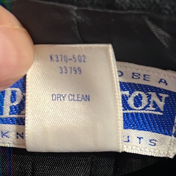 Vintage PENDLETON Black VELVET Tuxedo style button retro cotton VEST USA 12 L/XL - Picture 7 of 13